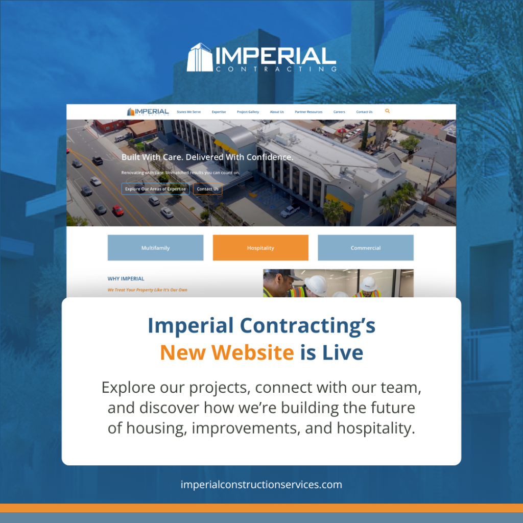 Imperial Contracting Announces New Website Launch